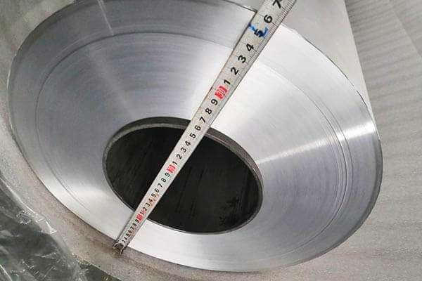 Aluminum coil diameter measurement